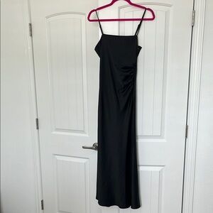 LAST CHANCE House of Harlow Black Silk Slip Dress